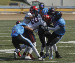 Futbol amerykański. Panthers Wrocław przegrali z Hamburg Sea Devils 23:26