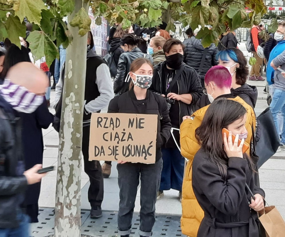 Strajk Kobiet we Wrocławiu. Protest przeciw zakazowi aborcji