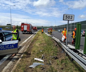 Niespokojny weekend na tarnowskim odcinku A4