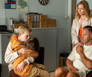 Barwy szczęścia odc. 3276. Sonia (Weronika Nockowska), Mateuszek (Filip Kowalewicz), Dominika (Karolina Chapko), Sebastian (Marek Krupski)