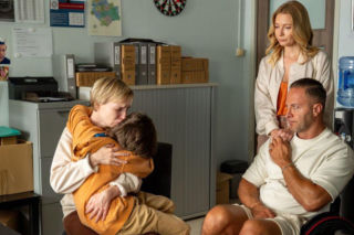 Barwy szczęścia odc. 3276. Sonia (Weronika Nockowska), Mateuszek (Filip Kowalewicz), Dominika (Karolina Chapko), Sebastian (Marek Krupski)