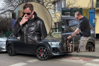 Karolak parkuje jak lebiega! Nie dość, że na ścieżce rowerowej, to niemal na przejściu dla pieszych!
