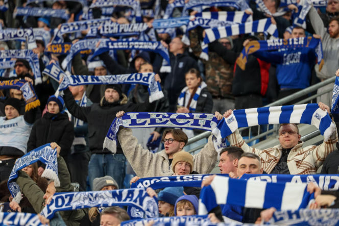 Lech Poznań - Raków Częstochowa: Zdjęcia kibiców z meczu 23. kolejki PKO BP Ekstraklasy