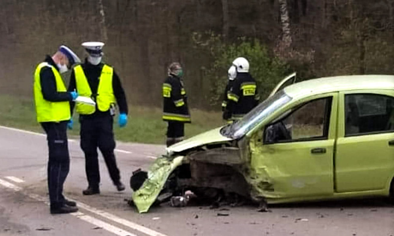 Wypadek na DW nr 645. Nie żyje motocyklista