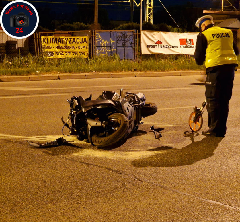 Śmiertelny wypadek na Radzymińskiej. Motocyklista nie miał szans na przeżycie