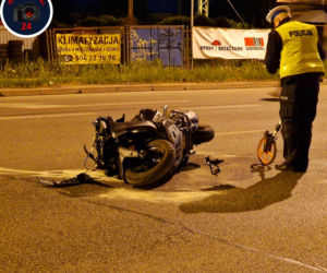Śmiertelny wypadek na Radzymińskiej. Motocyklista nie miał szans na przeżycie