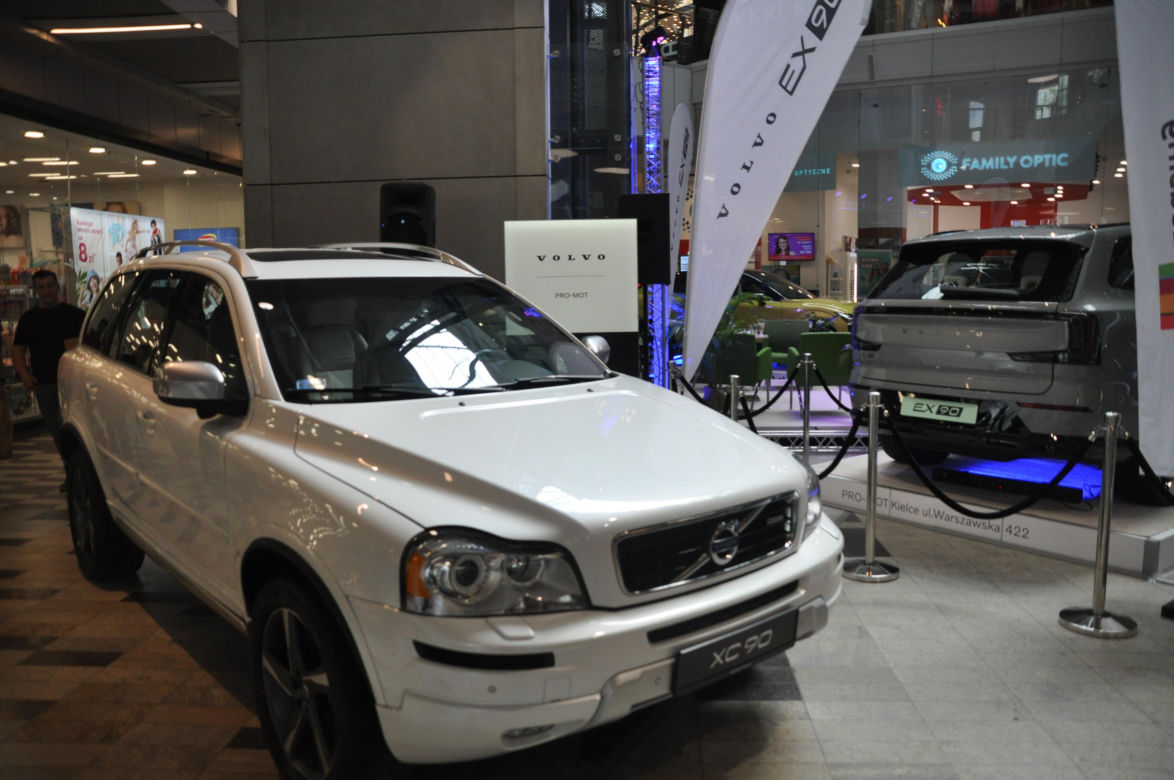 Prezentacja nowego Volvo EX90 w Galerii Korona Kielce