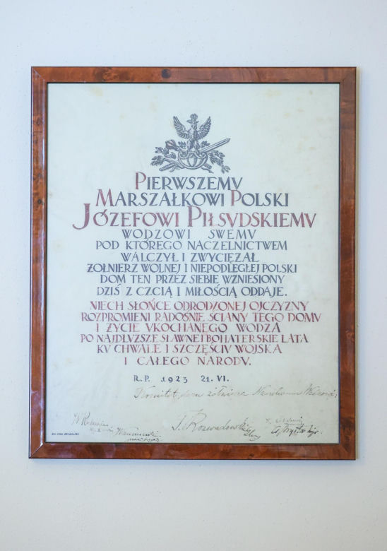 To tam mieszkał Józef Piłsudski
