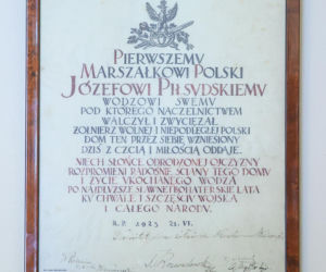 To tam mieszkał Józef Piłsudski