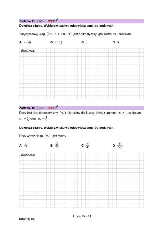 Matura próbna z matematyki. Mamy arkusz zadań CKE 