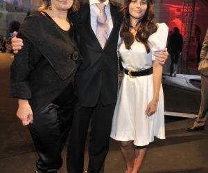 Teresa, Dariusz i Weronika Rosati