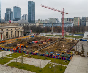 Powstaje Teatr TR Warszawa. Czarny gmach projektu Thomasa Phifera stanie przy MSN-ie
