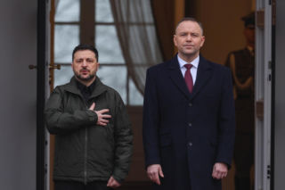 Tak wyglądało oficjalne przywitanie Wołodymyra Zełenskiego w Pałacu Prezydenckim. Mamy zdjęcia