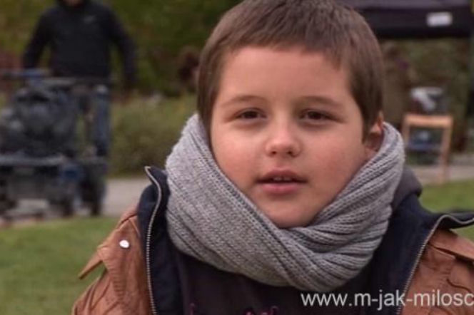 M jak MIŁOŚĆ. Hubert Zduniak (syn Ostałowskiej) jako Piotrek