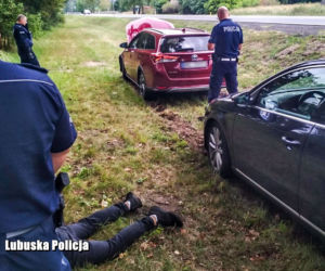 uciekał skradzioną Toyotą Auris. Ścinał zakręty i wyprzedzał na skrzyżowaniach