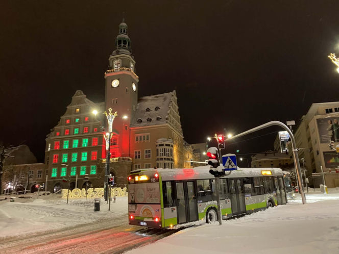 Zima w Olsztynie - 31 grudnia 2025