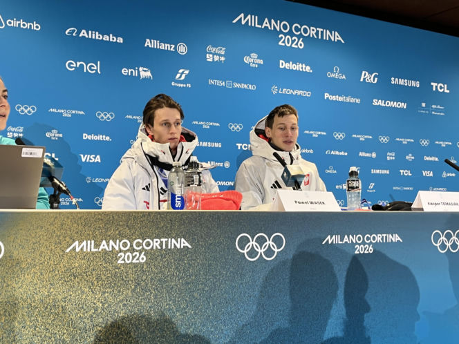 Kacper Tomasiak i Paweł Wąsek z medalami olimpijskimi