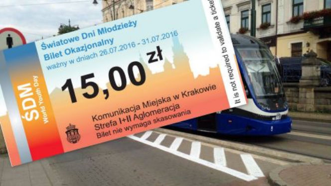 MoÅ¼na juÅ¼ kupiÄ bilet za 15 zÅ na czas Åwiatowych Dni MÅodzieÅ¼y [AUDIO, WIDEO] - krakow.eskainfo.pl