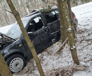 Zderzenie samochodów w gminie Adamów. Na miejscu interweniował LPR!