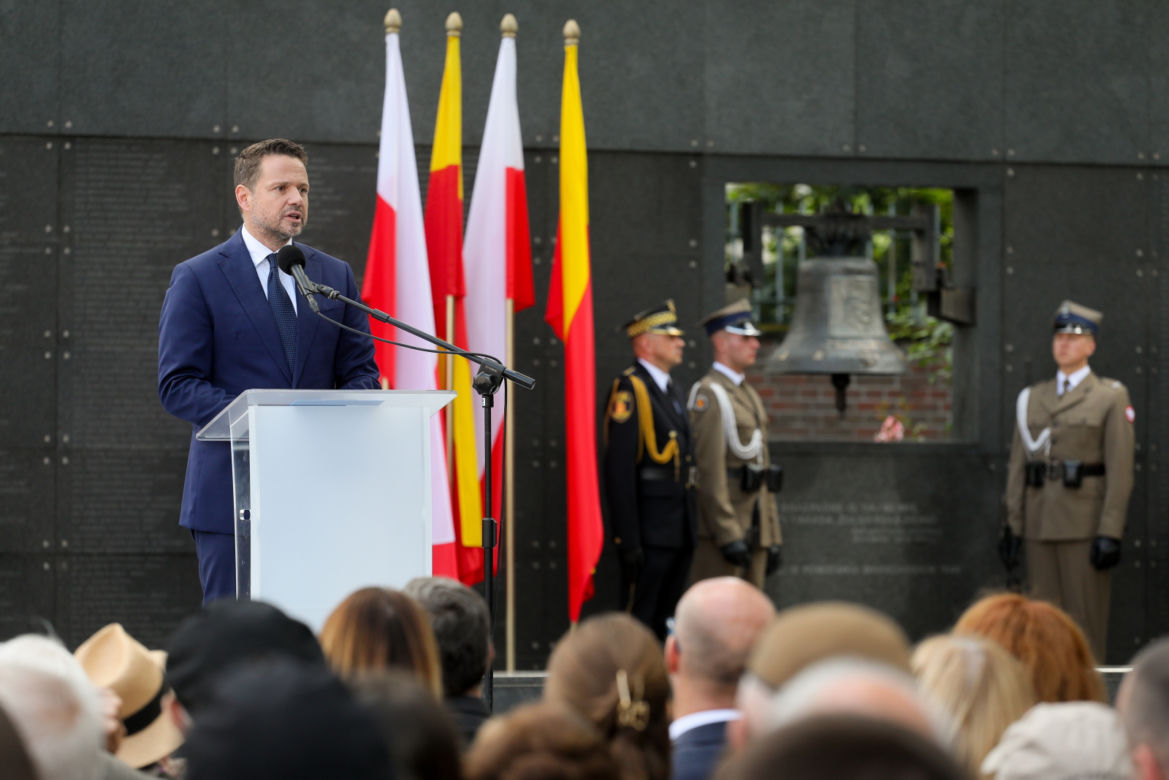 Spotkanie Andrzeja Dudy i Rafała Trzaskowskiego z powstańcami warszawskimi