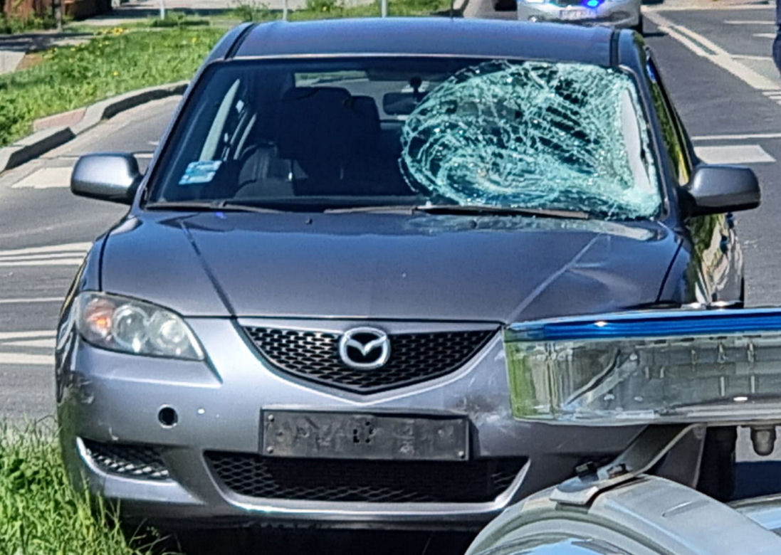 Kierowca bez uprawnień potrącił 13-letniego rowerzystę. Chłopiec też nie był bez winy 