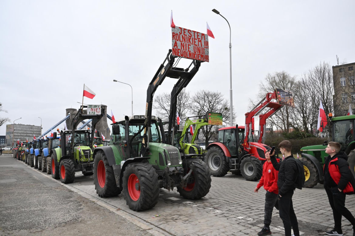Wrocław. Protest rolników.