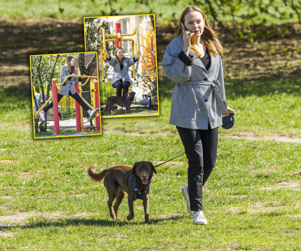 Pełczyńska-Nałęcz na siłowni. Tak wyglądał jej trening z psem