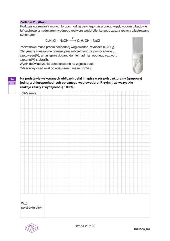 Matura próbna 2026 - chemia