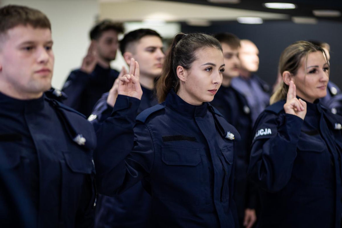 Nowi funkcjonariusze w szeregach Wielkopolskiej Policji