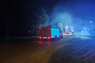 Wybuch gazu w domu jednorodzinnym