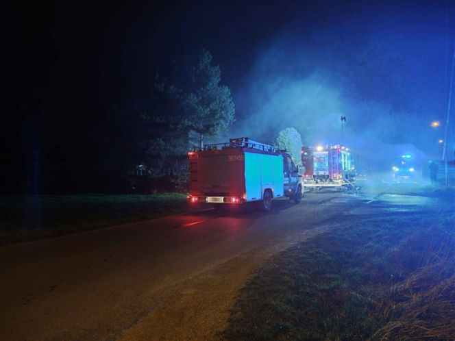 Wybuch gazu w domu jednorodzinnym