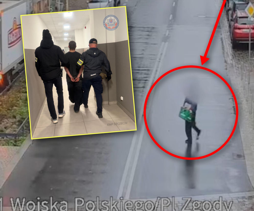 Włamanie do sklepu w Szczecinie. Ucieczka ze skrzynką piwa zakończyła się nieoczekiwanym odkryciem