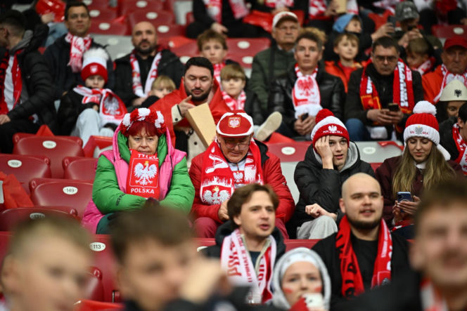 Tak się bawią kibice na meczu Polska - Albania. Gorąca atmosfera na PGE Narodowym