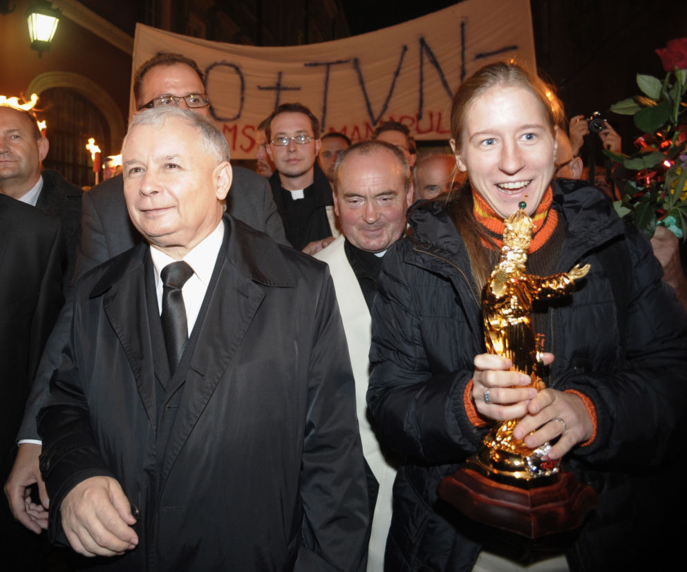 Marsz pamięci na Krakowskim Przedmieściu