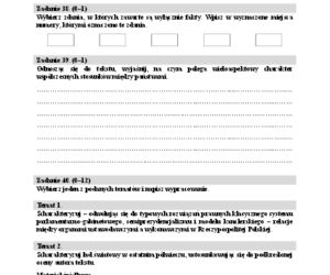 Matura rozszerzona WOS 19