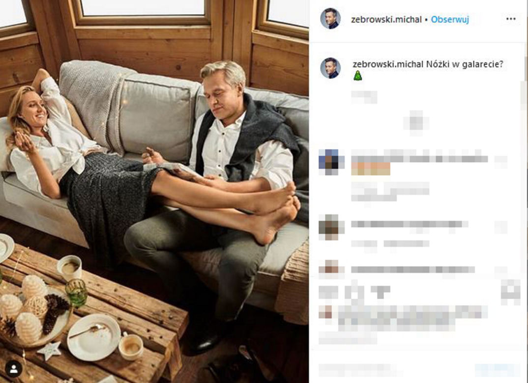 Michał Żebrowski jest na utrzymaniu żony