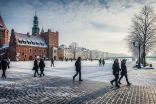 Toruń w kleszczach mrozu. Czy zima pokaże swoje najgorsze oblicze?