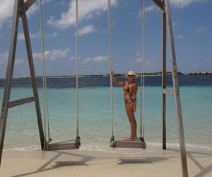 Aryna Sabalenka na Malediwach