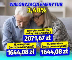 Waloryzacja 13 i 14 emerytury