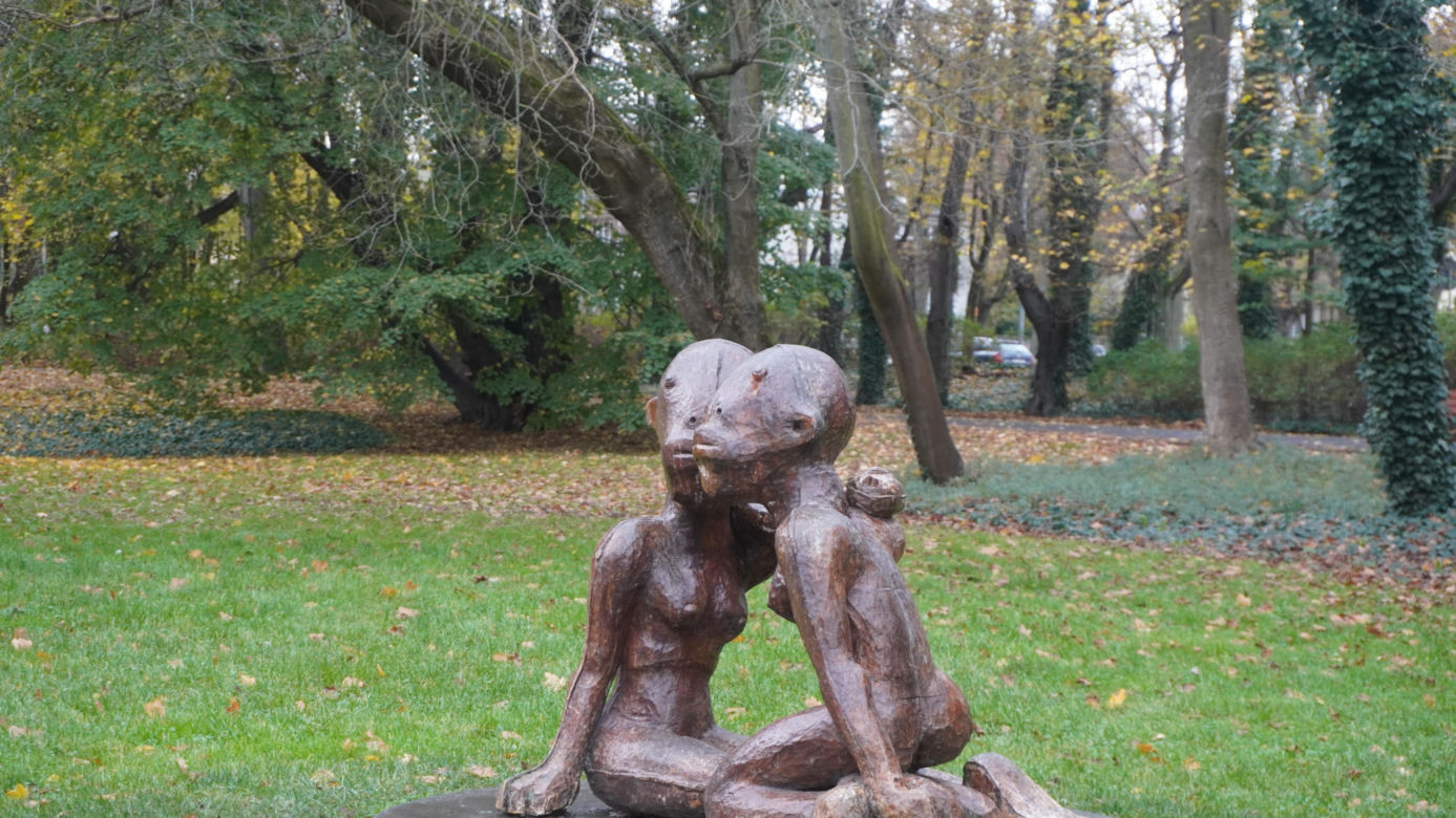 Park Sołacki w Poznaniu jesienią