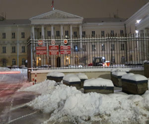Zimowe utrudnienia w Warszawie