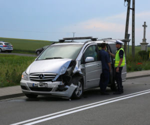 Kolizja z udziałem busa Służby Ochrony Państwa