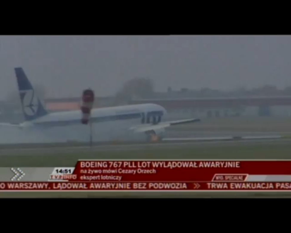 Awaryjne lądowanie Boeinga 767