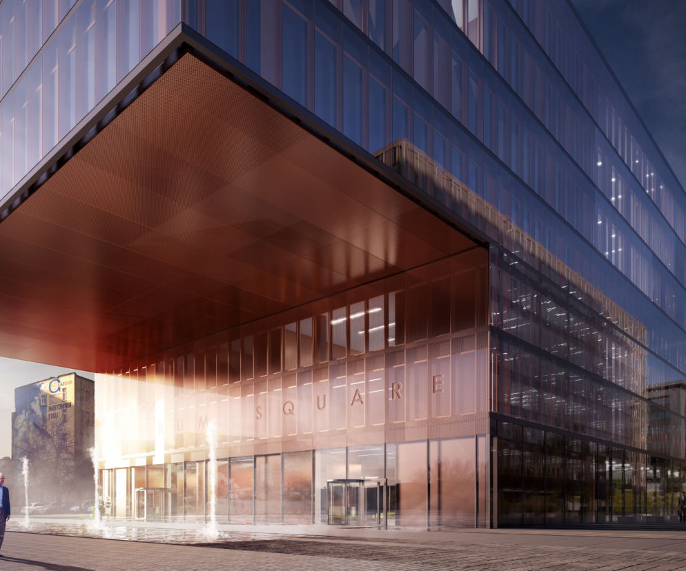 Kompleks biurowy Cuprum Square we Wrocławiu. Autorem koncepcji jest pracownia Medusa Group