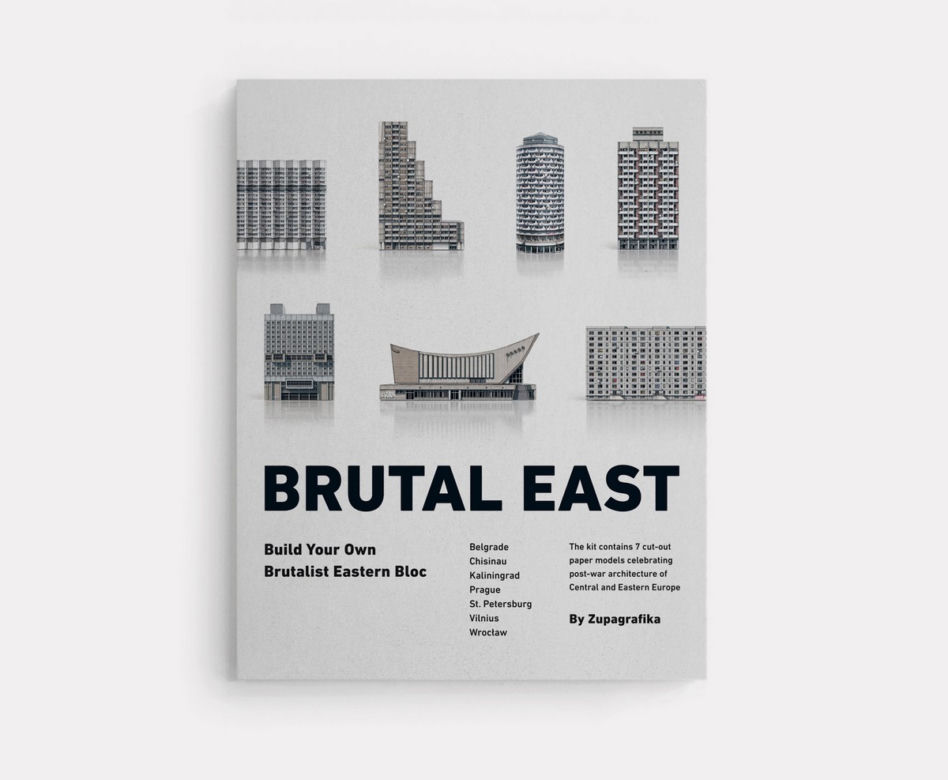 „Brutal East” - brutalistyczna wycinanka od Zupagrafika