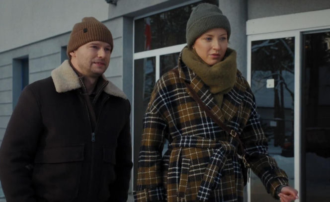 M jak miłość odc. 1930. Natalka (Dominika Suchecka), Mikołaj Lipiński (Mateusz Kościukiewicz)