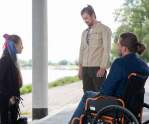 Na Wspólnej, odcinek 3137, Daria (Patrycja Topajew), Adam (Marcin Rogacewicz), Dawid (Daniel Mosior)