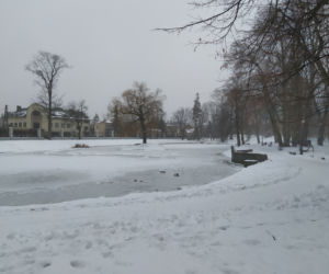 Gdzie mieścił się kiedyś letni teatr? Siedlecki park Aleksandria sto lat temu i w pierwszym tygodniu stycznia 2021: