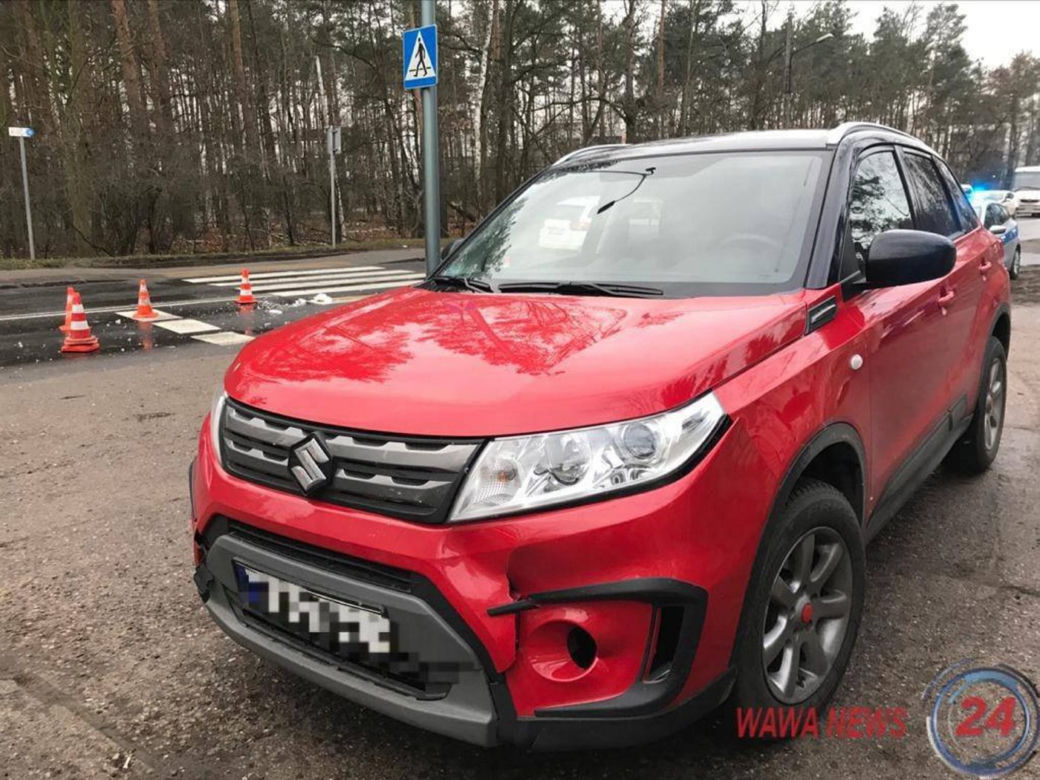 Wypadek na ul.Klasyków w Warszawie