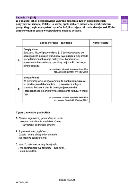 Matura 2023 - arkusz nowej formuły 2023: zadania, tematy (TEST)